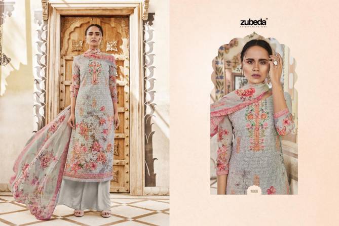 Zubeda Meher 2 Georgette Digital Printed Designer Dress Material